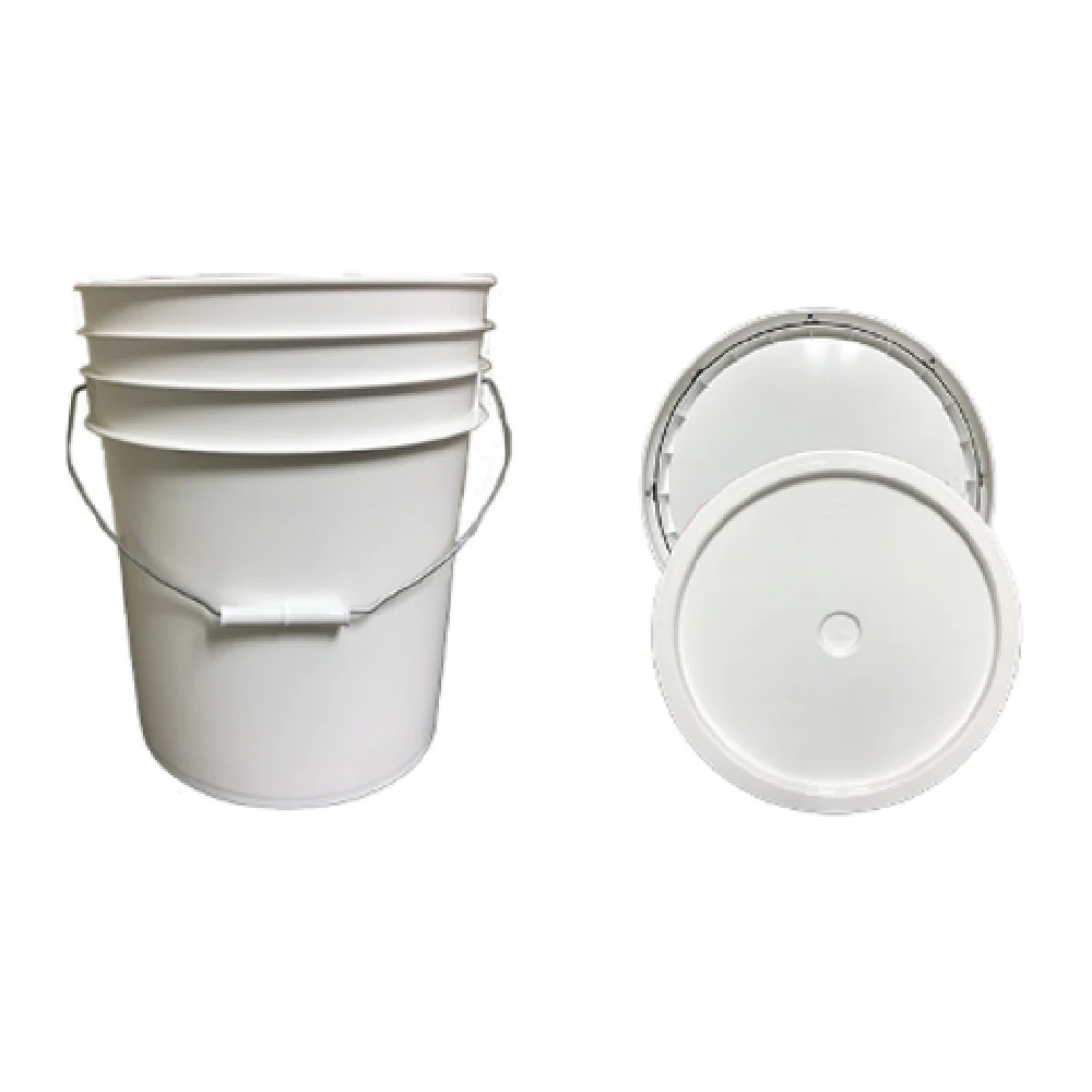 Buccaneer Container Corp 2005640010 5 Gallon Bucket with White Lid Custom Printed