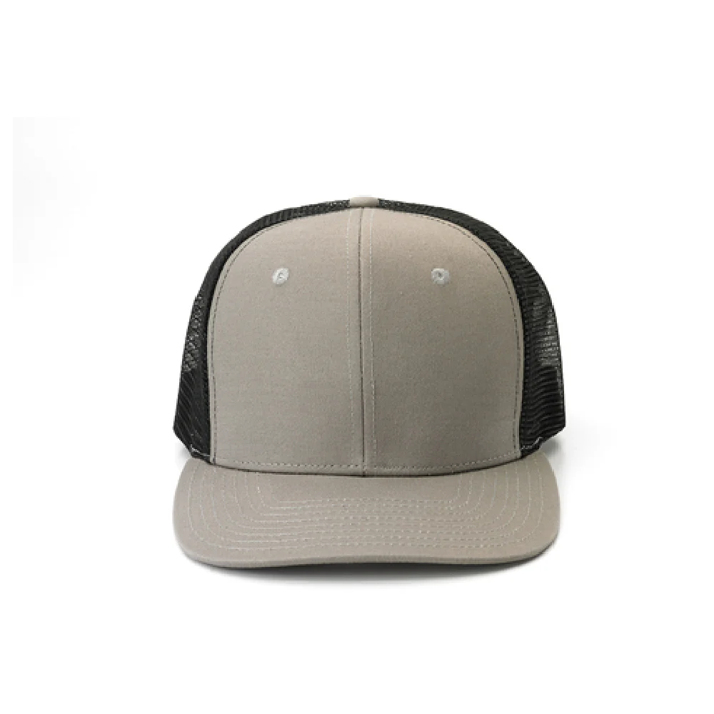 Mercer Culinary M60135GY Trucker Cap Snap Back Closure Vent Holes Gray