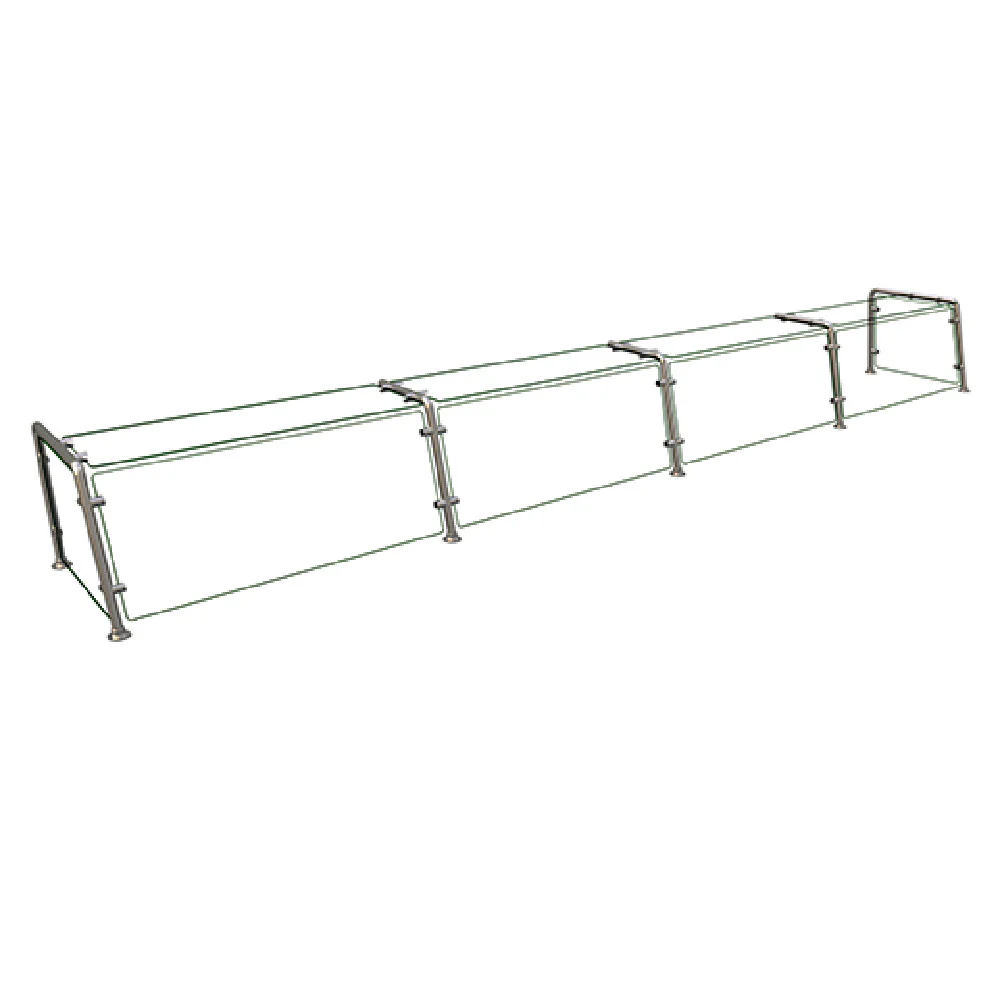 Hatco EP22-14418 144 Inch Full Service Sneeze Guard with Heat Tempered Glass Hatco EP22-14418 144 Inch Full Service Sneeze Guard with Heat Tempered Glass