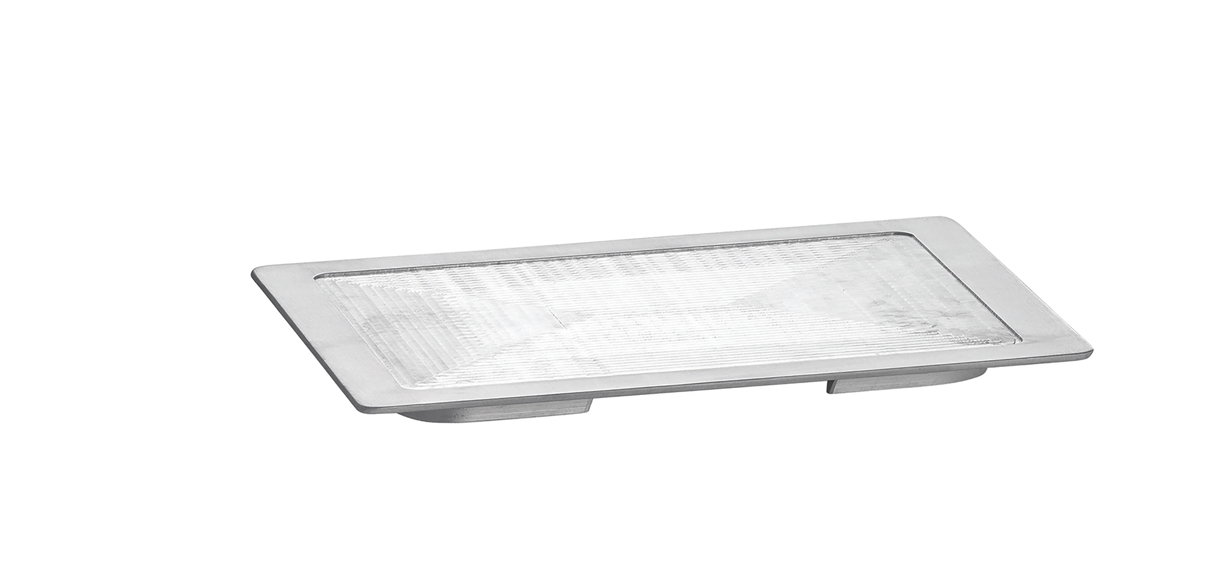 Tablecraft CW6426 13-1/2 Inch x 6-7/8 Inch Hot Well Cover Aluminum Dishwasher Safe
