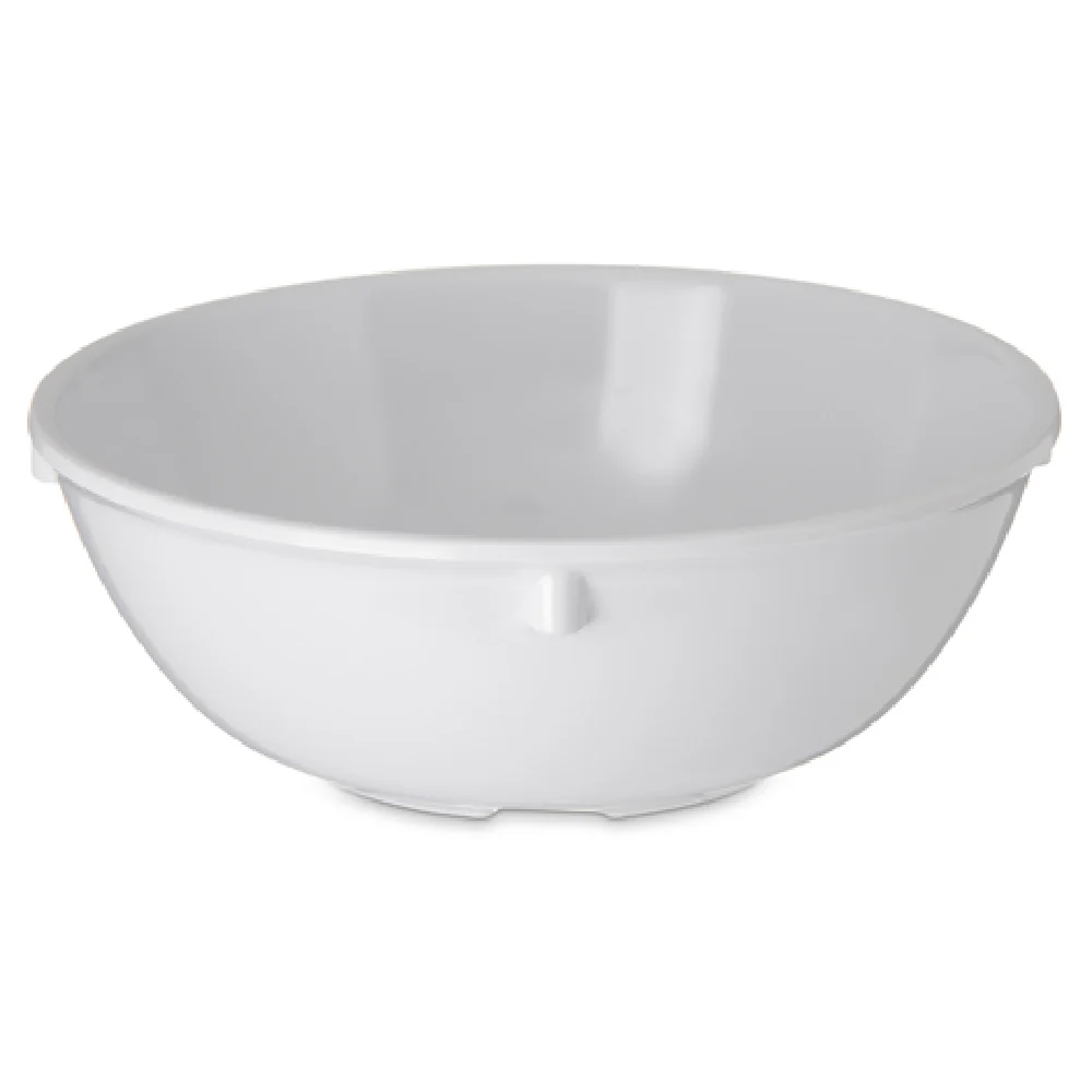 Carlisle 4352802 5 Inch Diameter Nappie Bowl 10 Oz White Melamine with Reinforced Rim Carlisle 4352802 5 Inch Diameter Nappie Bowl 10 Oz White Melamine with Reinforced Rim