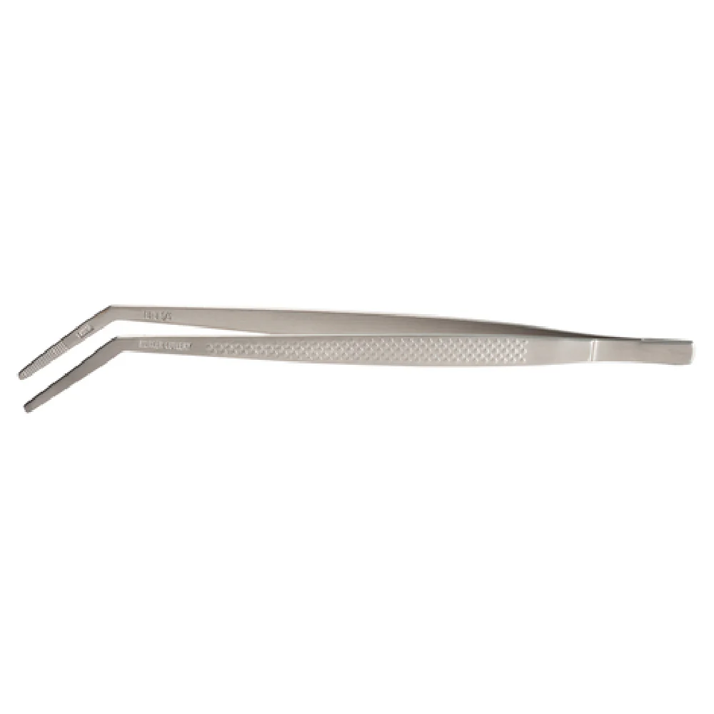 Mercer Culinary M35231 9-3/8 Inch Curved Tip Tongs with Serrated Tips Stainless Steel