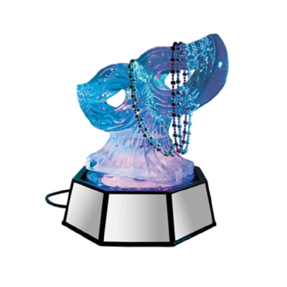 Cal Mil IP501-110 24 Inch Ice Display Pedestal Rotational Octagonal Acrylic Mirror