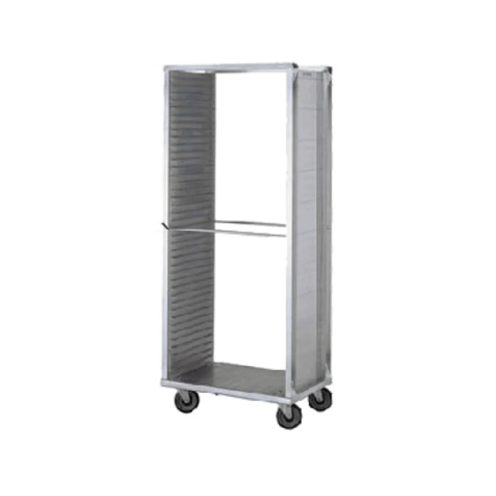 Dinex DXP841 27 Inch Closed-Side Rack Holds 41 Trays Aluminum with 5 Inch Casters