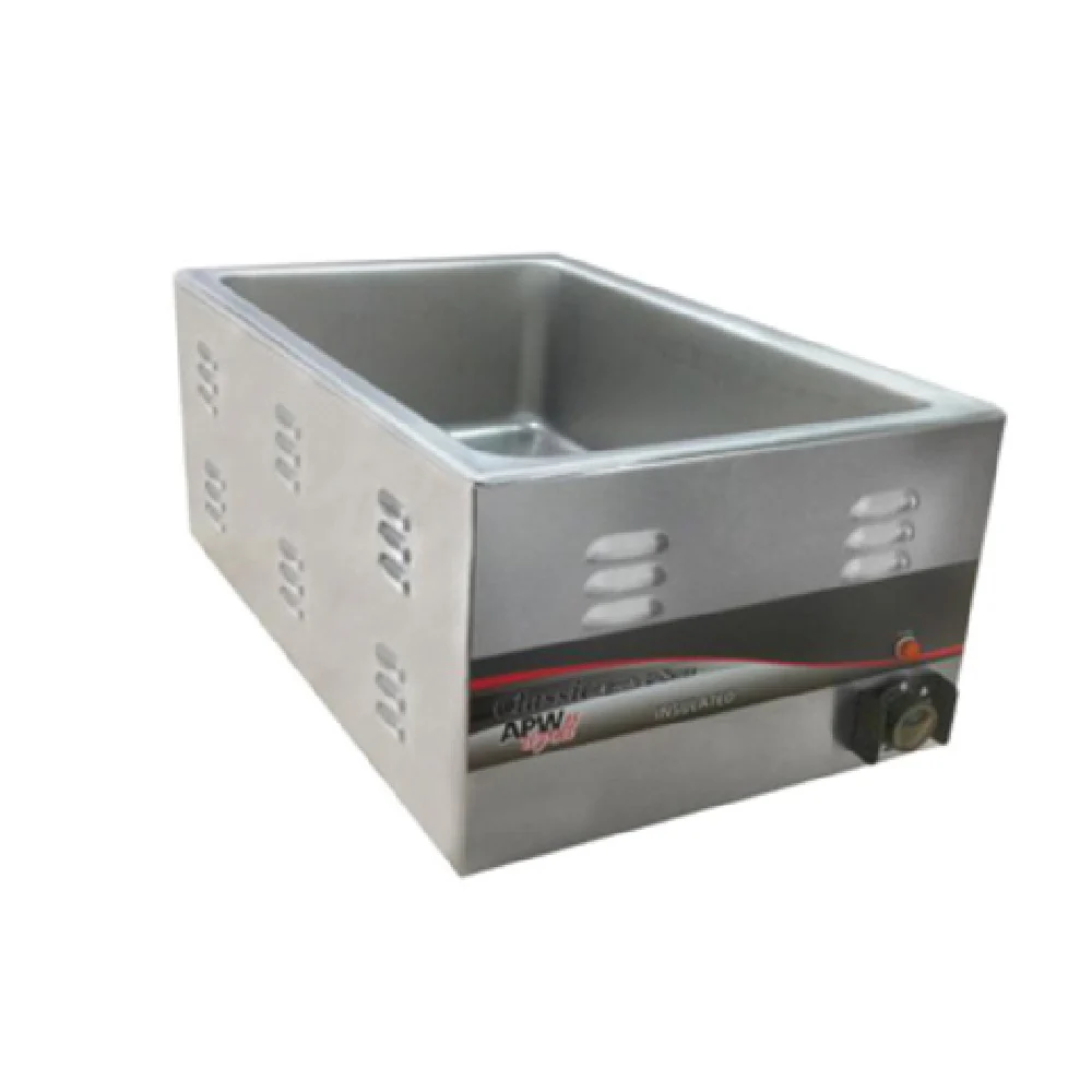 APW Wyott CW-2AI 14 Inch Electric Food Pan Warmer Thermostatic Control Stainless Steel APW Wyott CW-2AI 14 Inch Electric Food Pan Warmer Thermostatic Control Stainless Steel