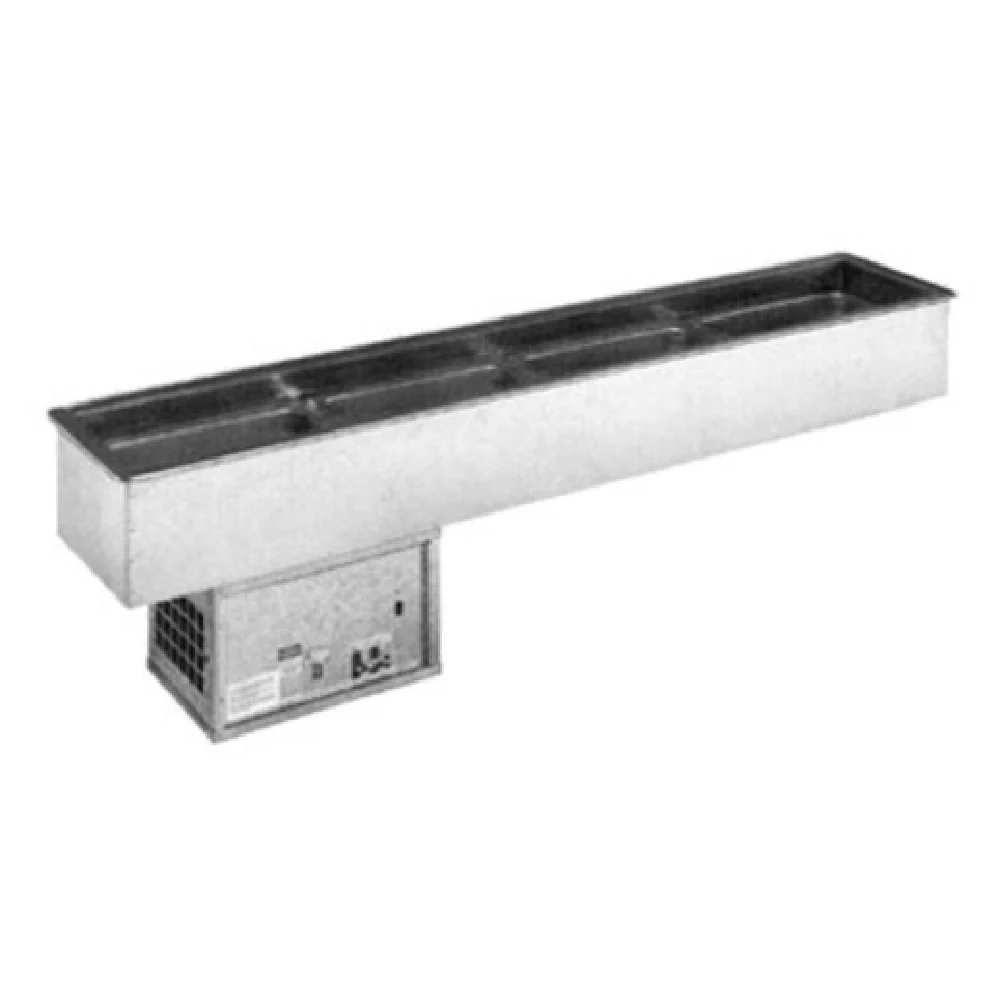 Atlas Metal RMLX-3 67 Inch Cold Food Well Unit Remote Refrigeration Insulated Pan