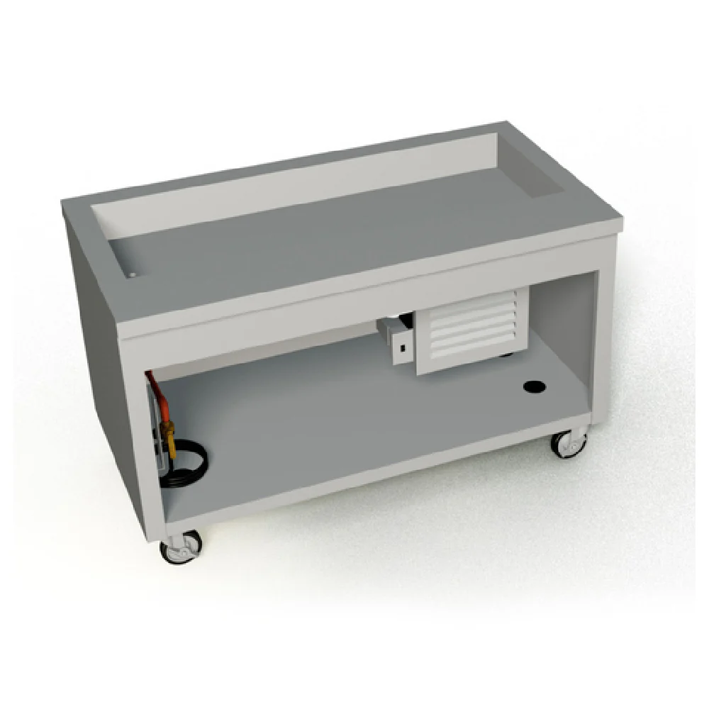 Duke TCM-60PG_217101 60 Inch Cold Food Unit Mobile with Ice Pan Stainless Steel