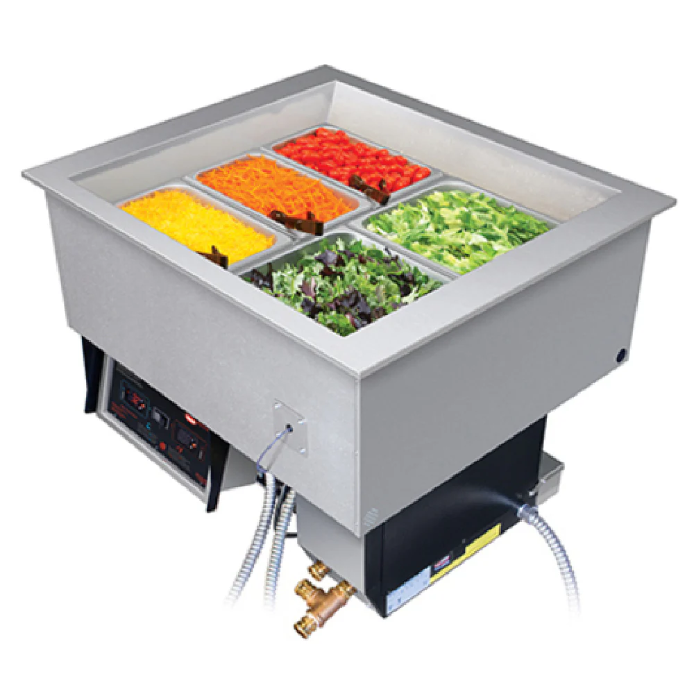 Hatco HCWBI-2DA_120-208/60/3 32 Inch Hot Cold Food Well Unit Electric Stainless Steel with Auto Defrost