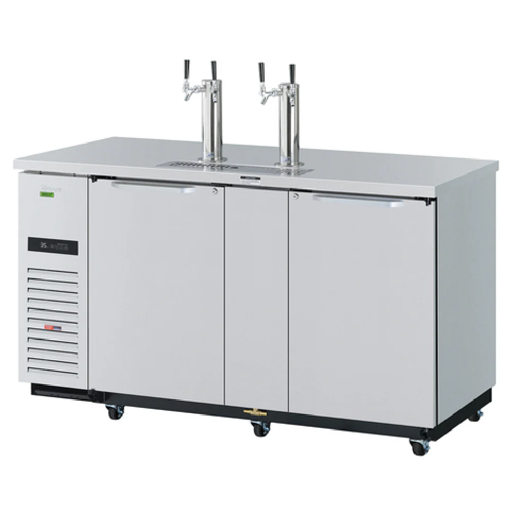 Turbo Air TBD-3SDD-N6 69 Inch Super Deluxe Beer Dispenser Stainless Steel with Lock