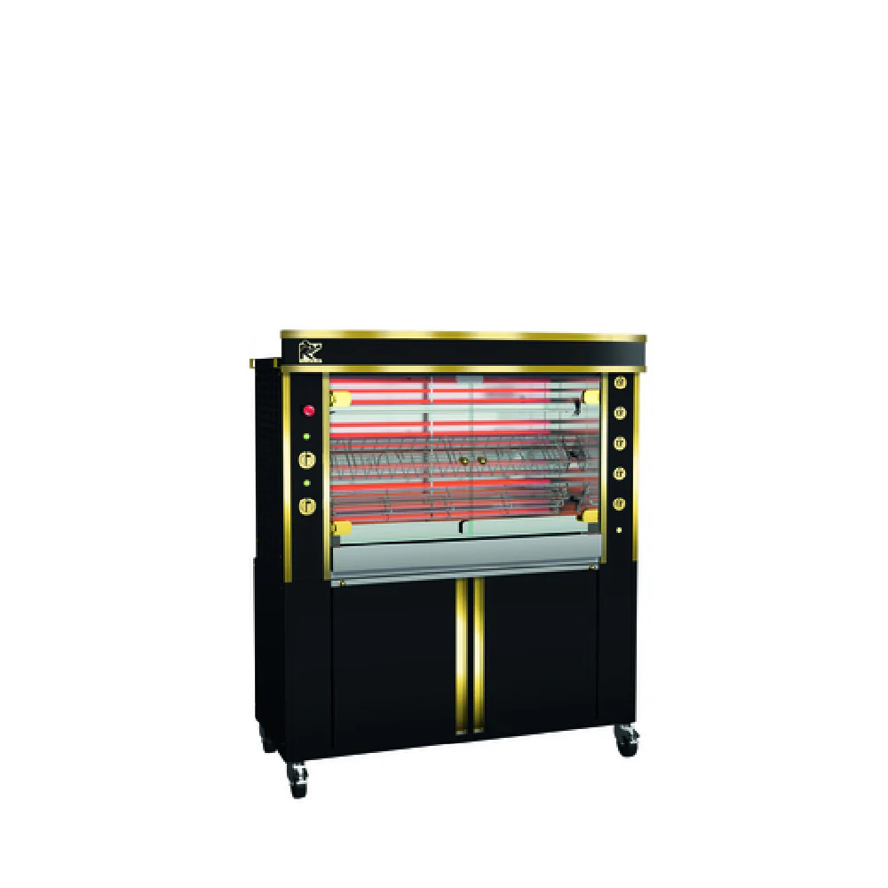 Rotisol GF1375-2E-LUX 56-1/8 Inch Electric Rotisserie Oven with Stainless Steel Spits Rotisol GF1375-2E-LUX 56-1/8 Inch Electric Rotisserie Oven with Stainless Steel Spits