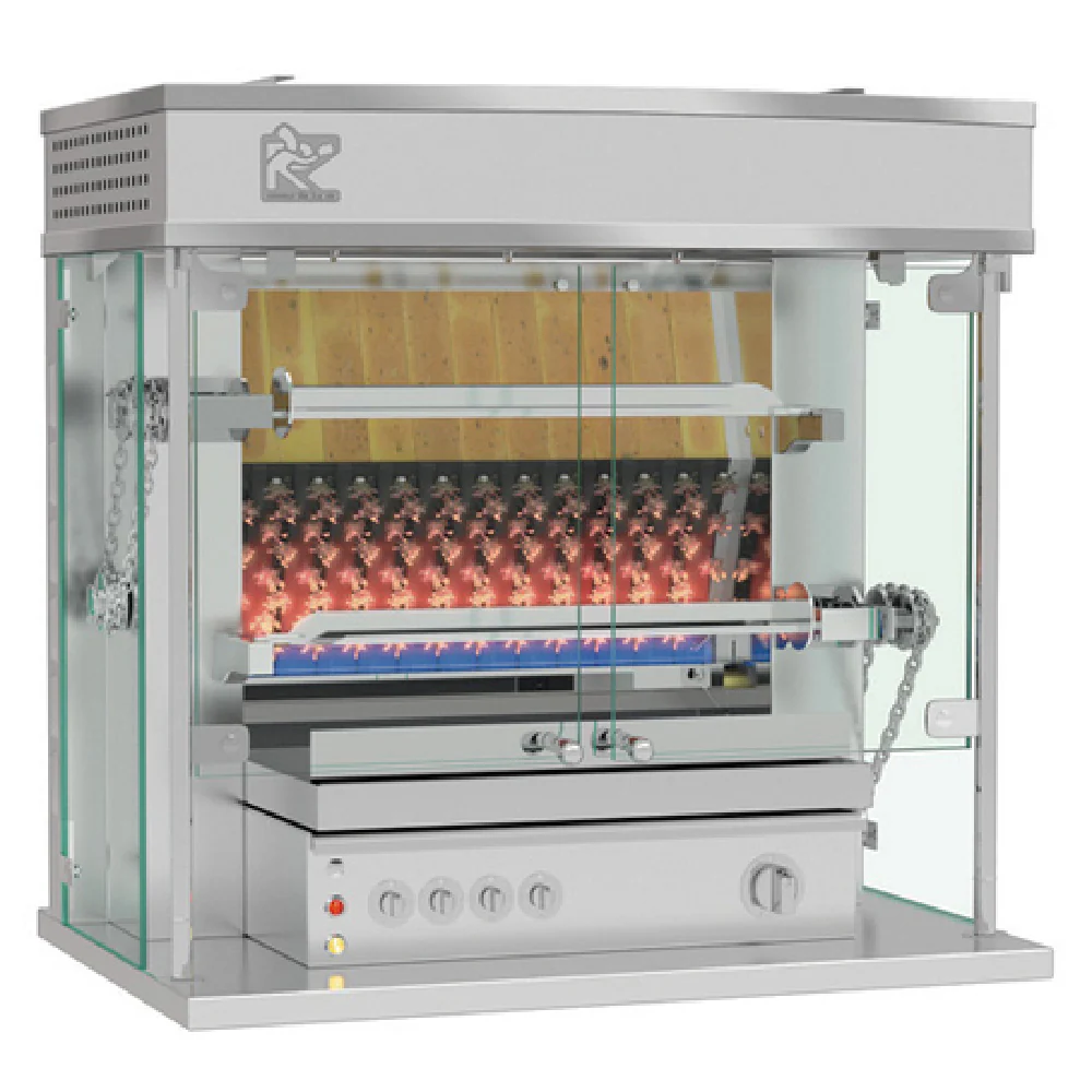 Rotisol MF975-2G-SS_NAT 38 Inch Rotisserie Oven Gas Stainless Steel Dual Motors 28000 BTU Rotisol MF975-2G-SS_NAT 38 Inch Rotisserie Oven Gas Stainless Steel Dual Motors 28000 BTU