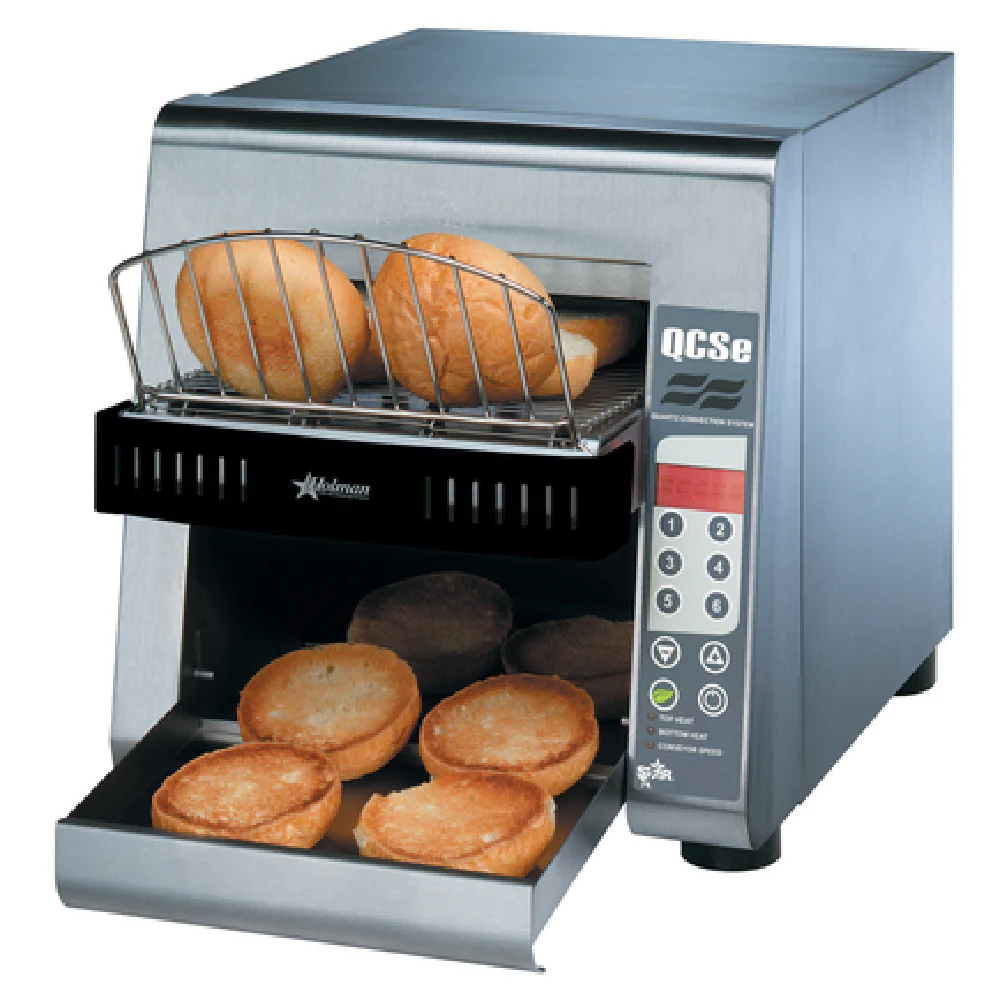 Star QCS2-600H 14 Inch Electric Conveyor Toaster 600 Slices/hr with Quartz Heaters