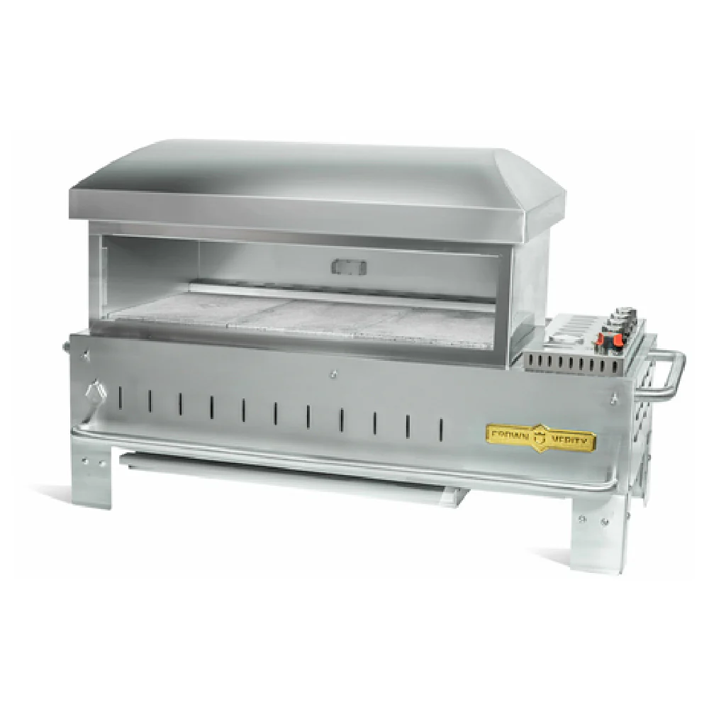 Crown Verity CV-PZ-36-TT 55 Inch Table Top Outdoor Pizza Oven Gas 3 Burner 85000 BTU