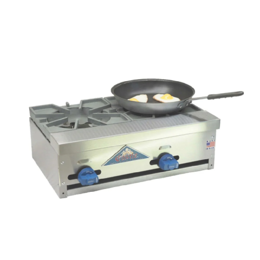 Comstock-Castle FHP2 24 Inch Hotplate Gas with 2 Burners 48000 BTU Comstock-Castle FHP2 24 Inch Hotplate Gas with 2 Burners 48000 BTU