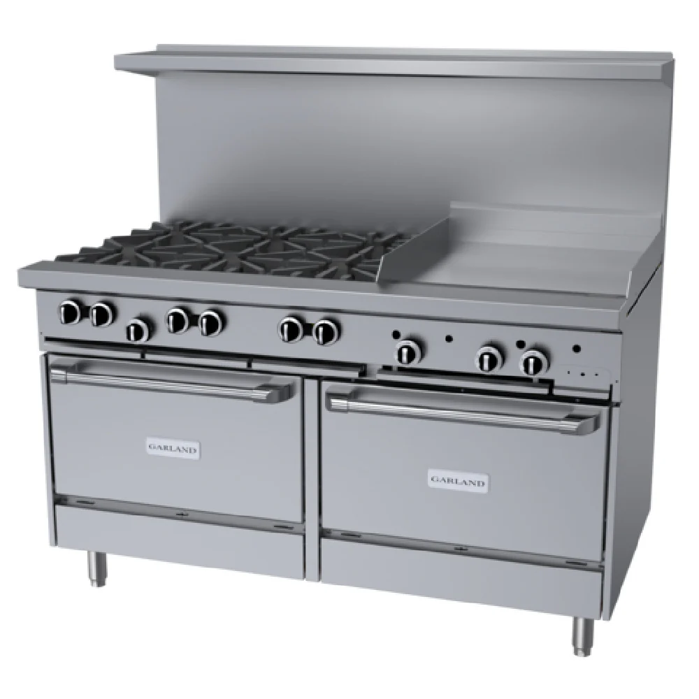 Garland G60-6G24RR-SIGNATURE 60 Inch Gas Range with 6 Burners 33000 BTU Garland G60-6G24RR-SIGNATURE 60 Inch Gas Range with 6 Burners 33000 BTU
