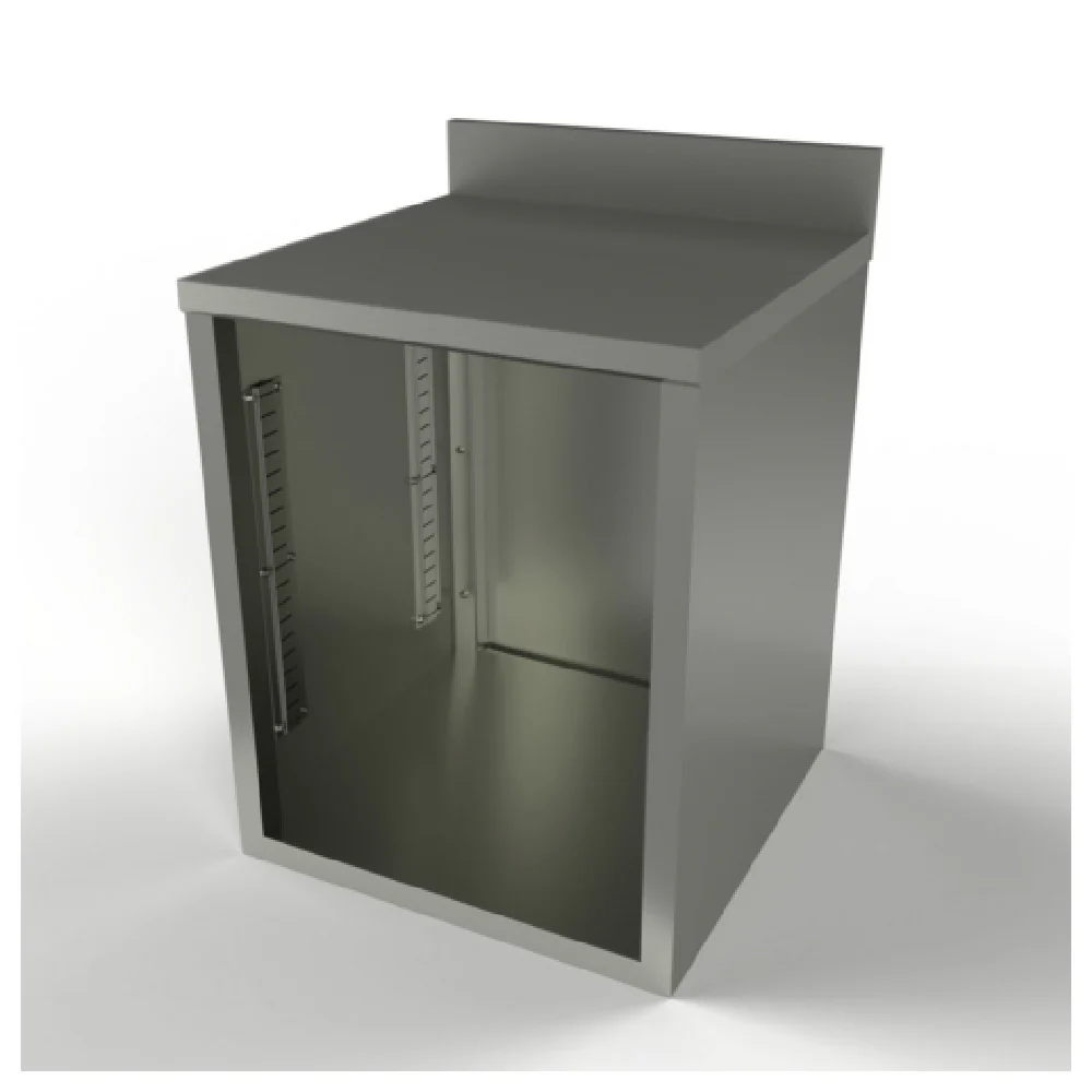 BK Resources UBC-2424 24 Inch Open Cabinet 14 Gauge Stainless Steel Top BK Resources UBC-2424 24 Inch Open Cabinet 14 Gauge Stainless Steel Top