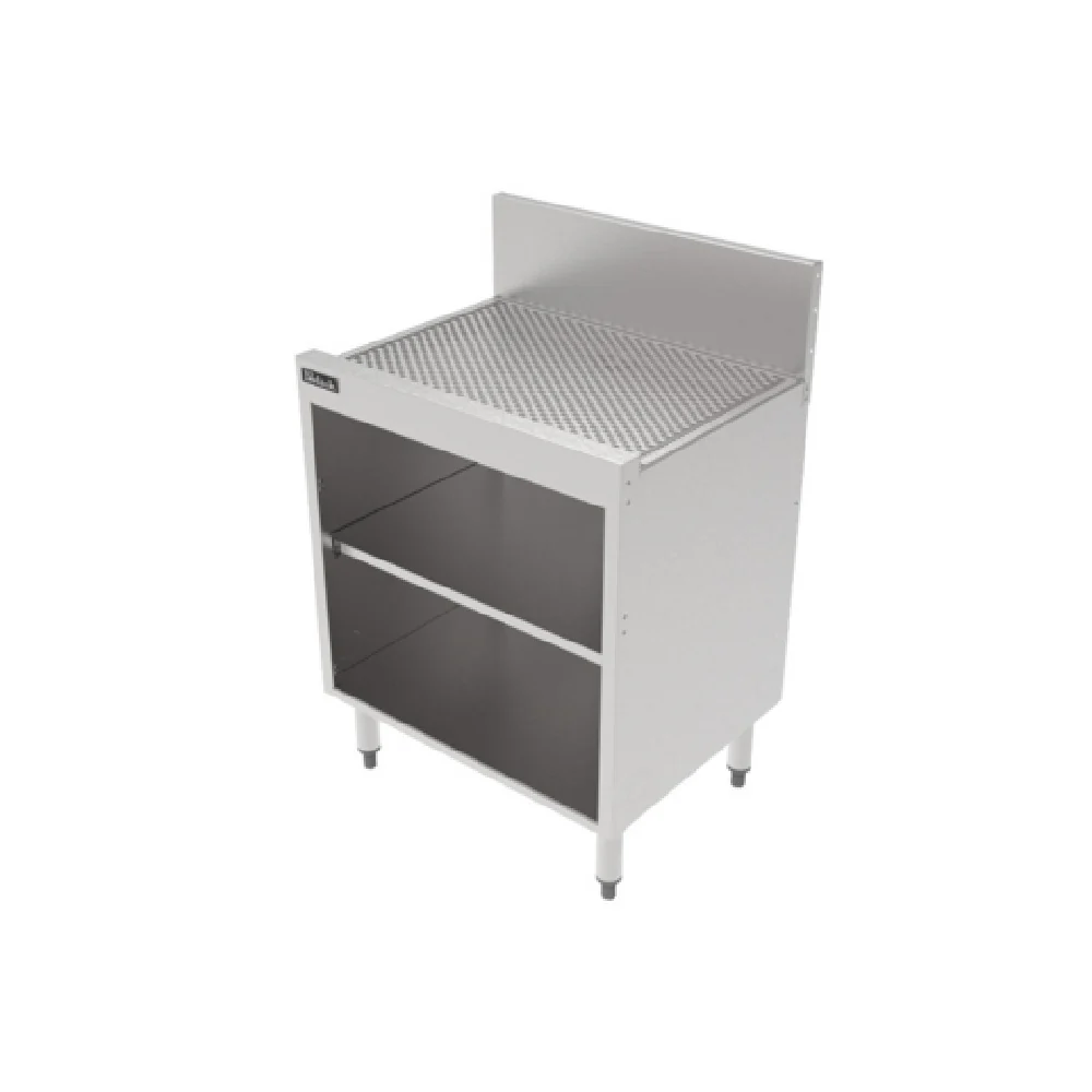 Perlick SC24-STK 24 Inch Storage Cabinet with Drainboard Top Stainless Steel Perlick SC24-STK 24 Inch Storage Cabinet with Drainboard Top Stainless Steel