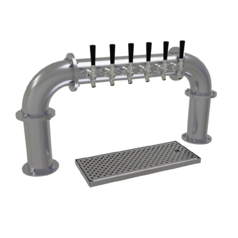 Glastender PP-6-SSR 37 Inch Pipe Pass-Thru Draft Dispensing Tower Countertop Stainless Steel Glastender PP-6-SSR 37 Inch Pipe Pass-Thru Draft Dispensing Tower Countertop Stainless Steel