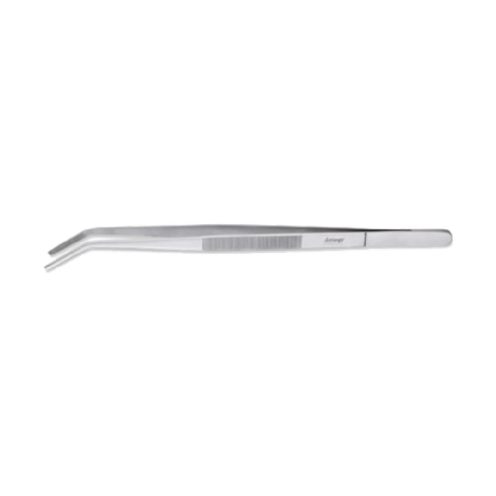 Louis Tellier 5048835 16 Inch Cranked Triangle Barbecue Tweezers Stainless Steel