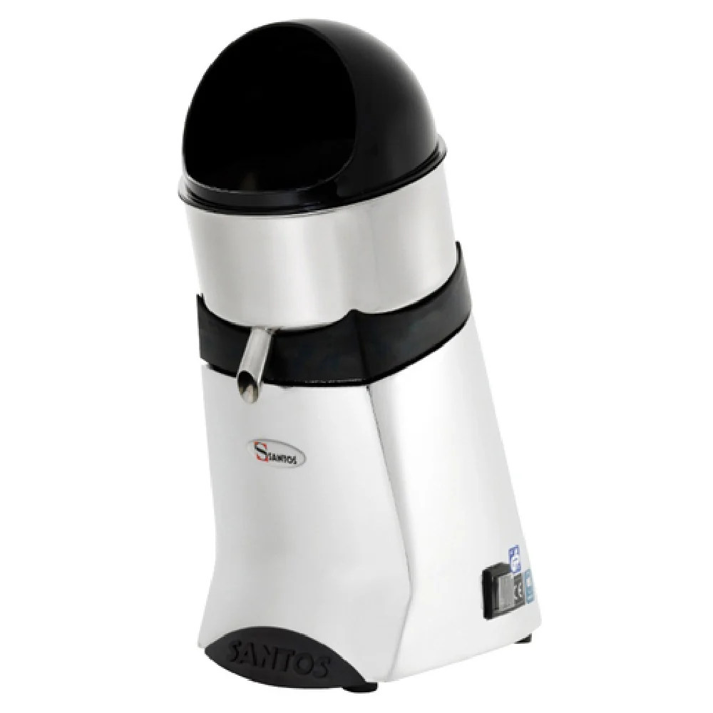 Omcan 46268 8 Inch Electric Citrus Juicer with 3 Removable Squeezers Stainless Steel and Aluminum