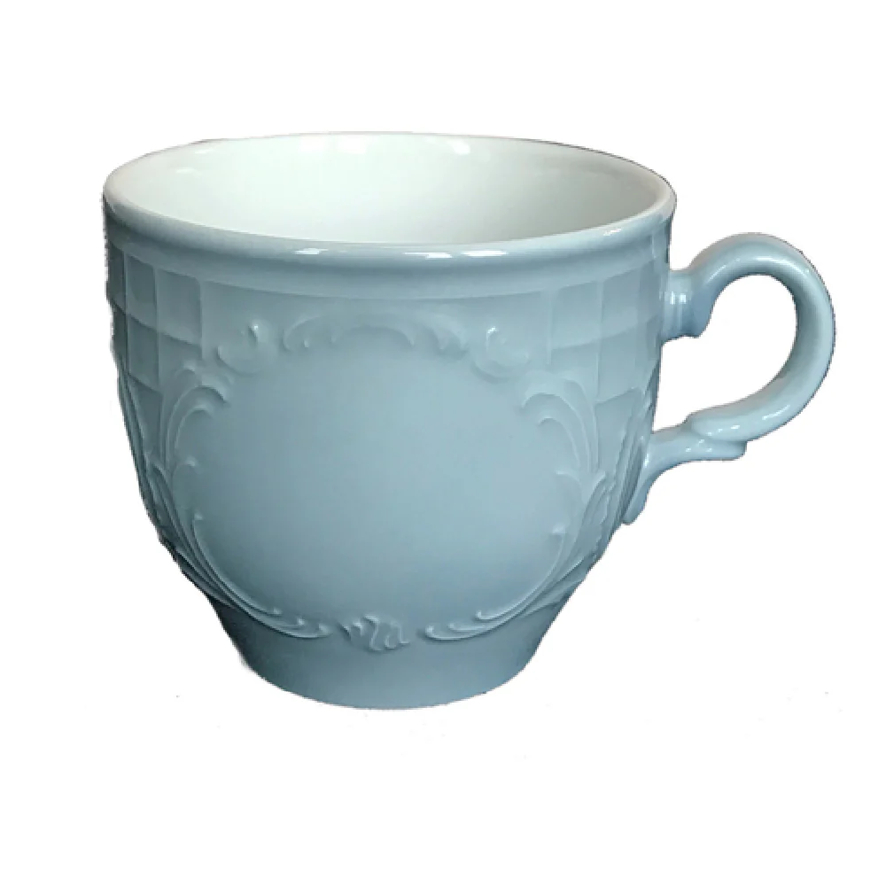 BauscherHepp 575375-700572 8.45 Oz Cup With Handle Porcelain Misty