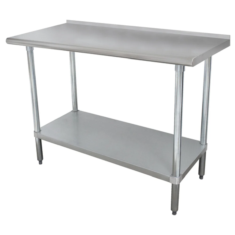 Advance Tabco FLAG-242-X 24 Inch Stainless Steel Work Table with Rear Up-Turn