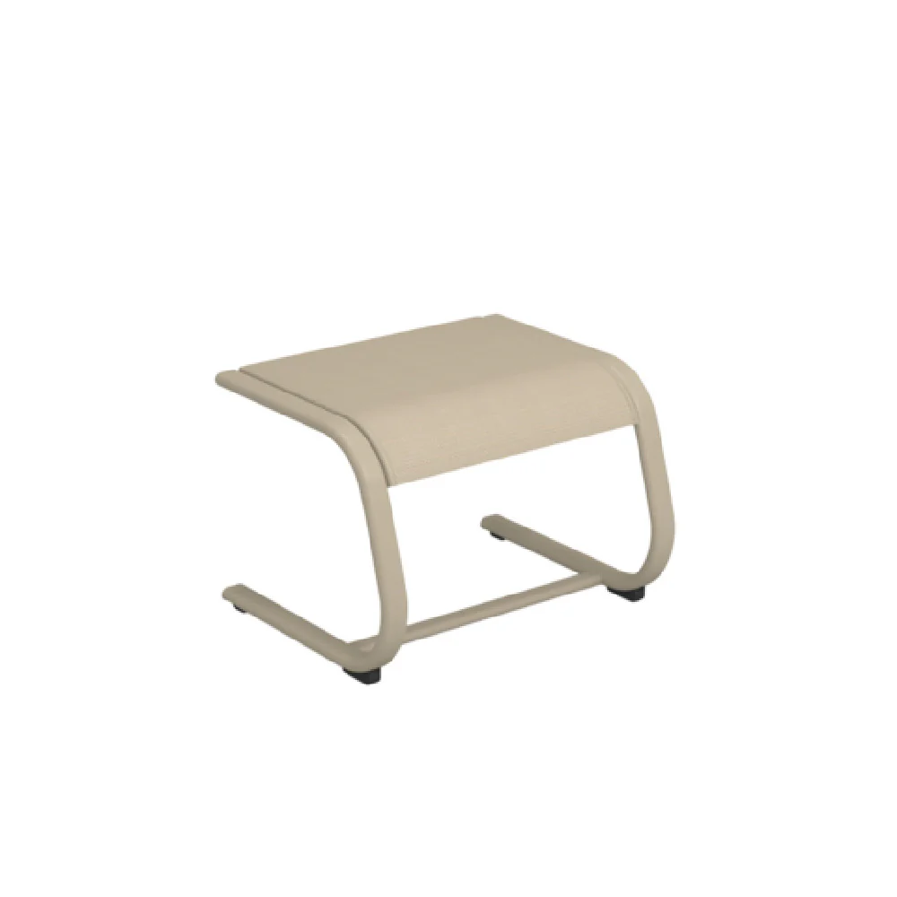 emuamericas llc E1313 25 Inch Textilene Footstool Aluminum Frame with PVC Caps emuamericas llc E1313 25 Inch Textilene Footstool Aluminum Frame with PVC Caps