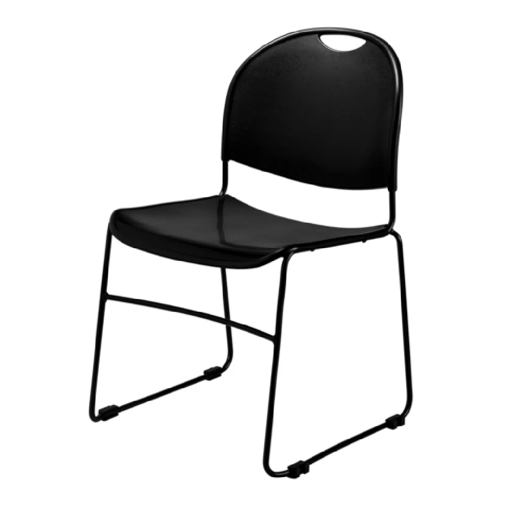 National Public Seating 850-CL 20 Inch Chair Stacking Black Polypropylene National Public Seating 850-CL 20 Inch Chair Stacking Black Polypropylene