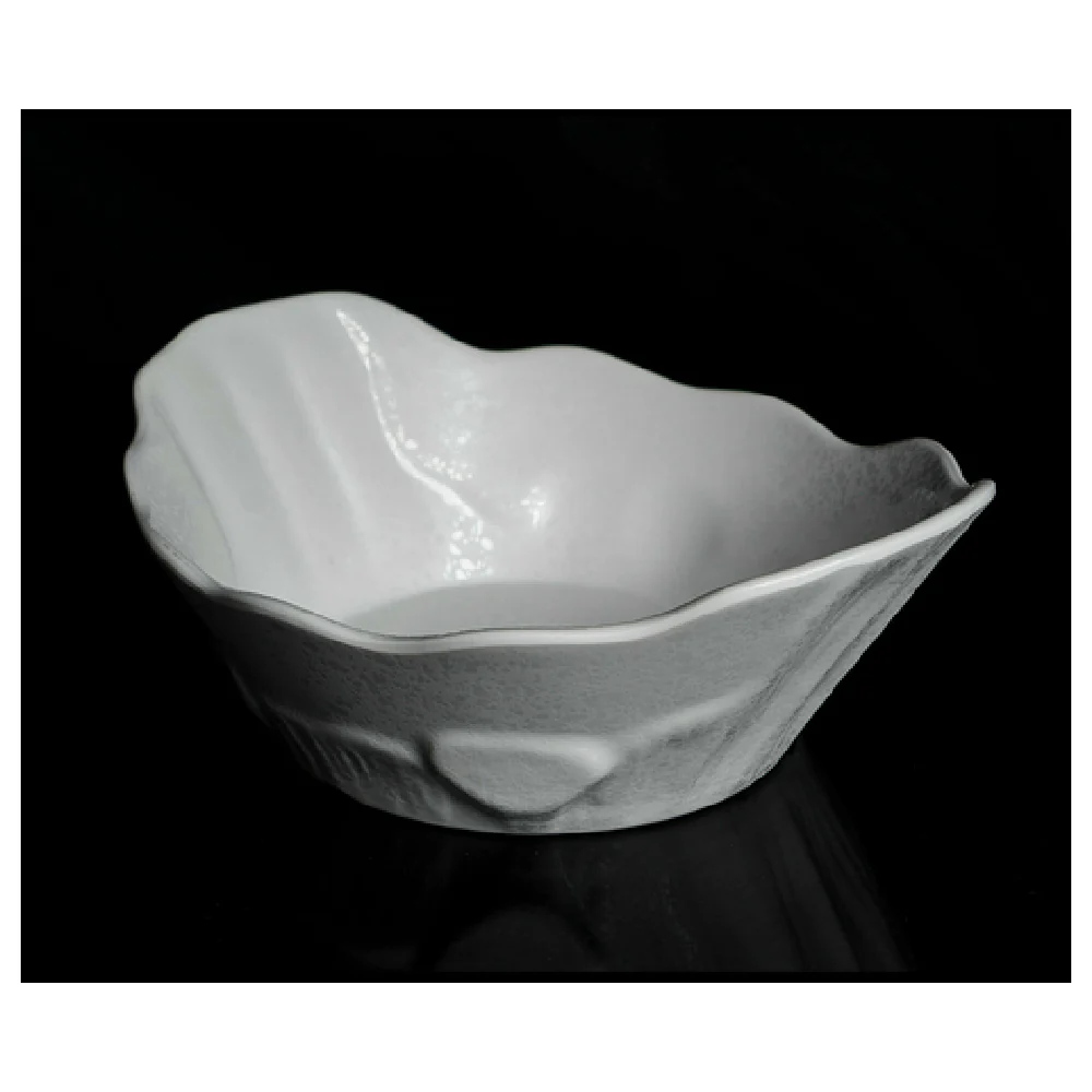 GET Enterprises RNX203 50-3/4 Oz Oval Bowl BPA Free Melamine White 12 Packs