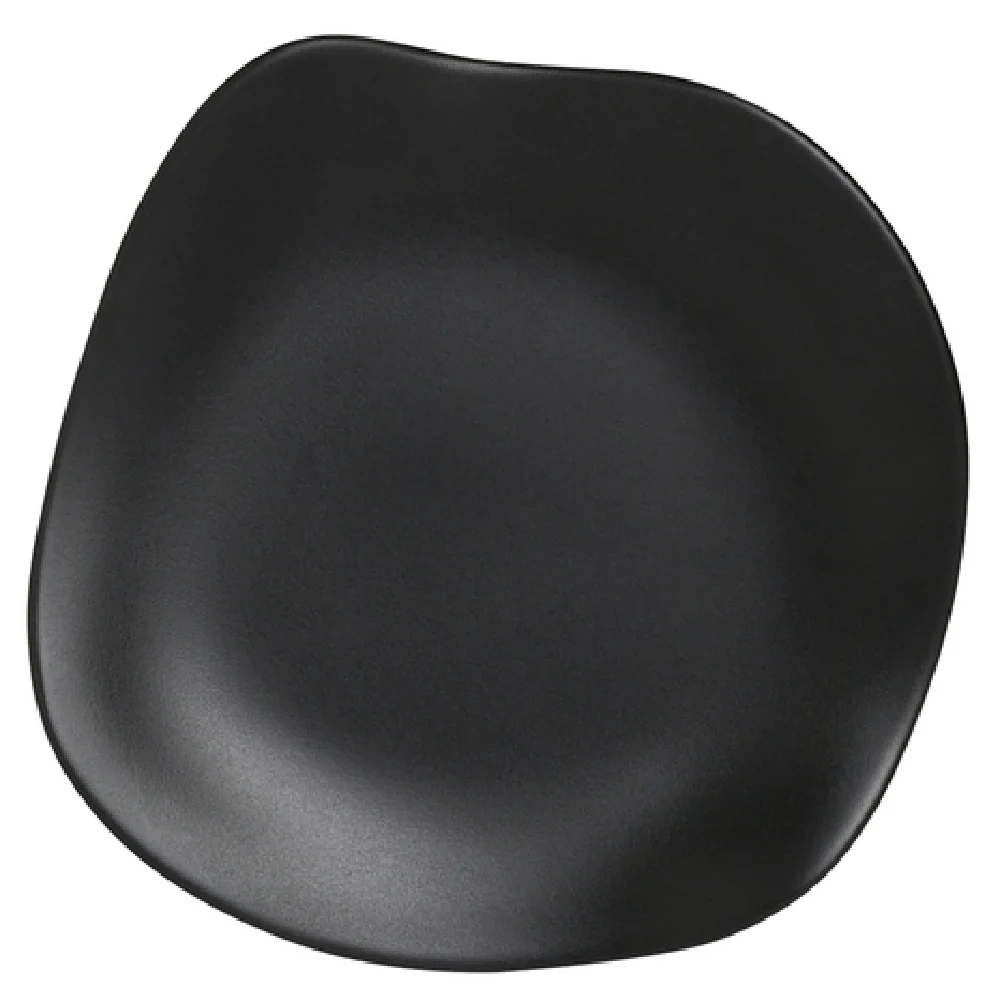 Steelite 7000DD026 7 1/4 Inch Break Resistant Melamine Plate Black Steelite 7000DD026 7 1/4 Inch Break Resistant Melamine Plate Black