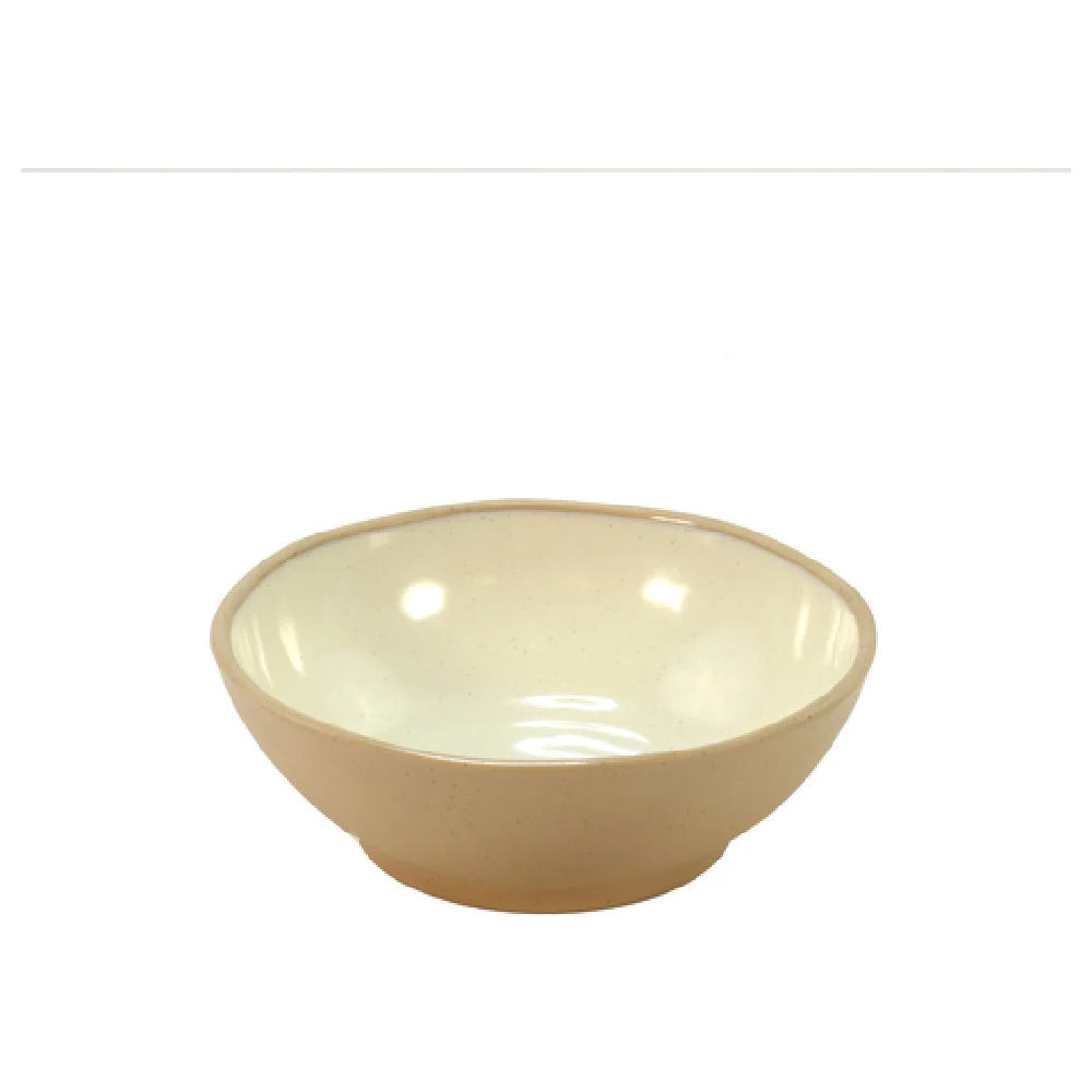 BauscherHepp TCM4607 1-5/16 Qt Bowl Round Organic Rim Melamine Beige BauscherHepp TCM4607 1-5/16 Qt Bowl Round Organic Rim Melamine Beige