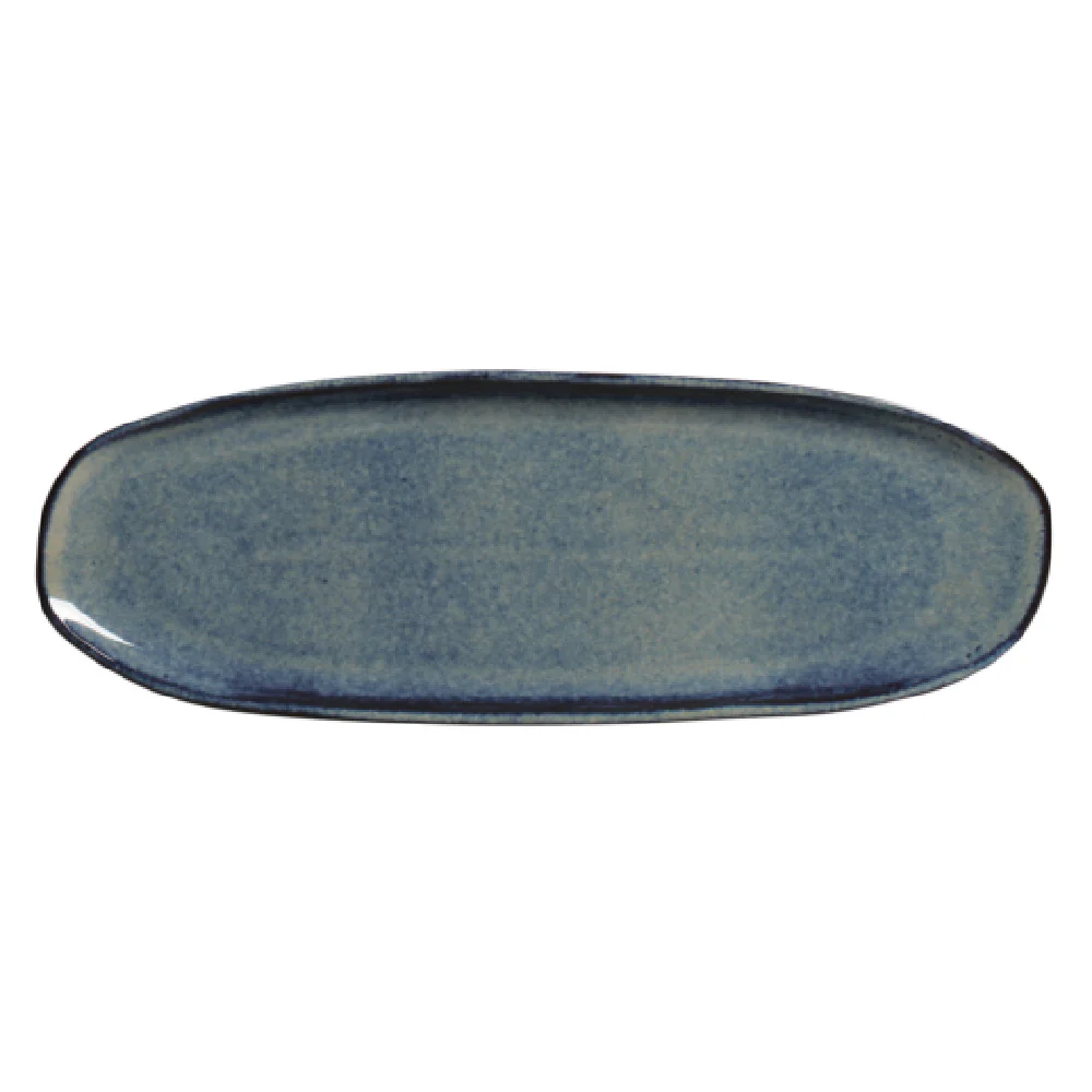 Porto Brasil 14214113001 14 Inch Shallow Organic Plater Stoneware Blue Porto Brasil 14214113001 14 Inch Shallow Organic Plater Stoneware Blue