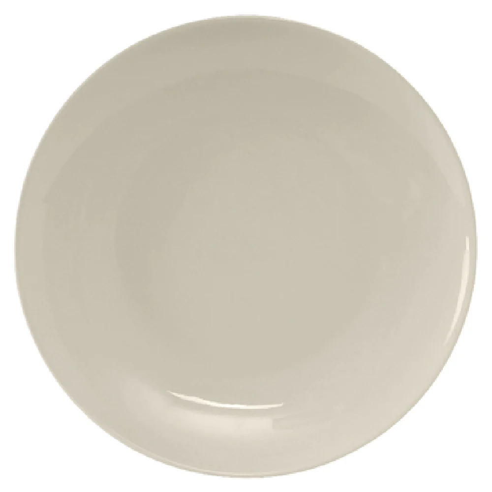 Tuxton VEA-071 7-1/8 Inch Round Coupe Plate Ceramic Lead-Free and Dishwasher Safe
