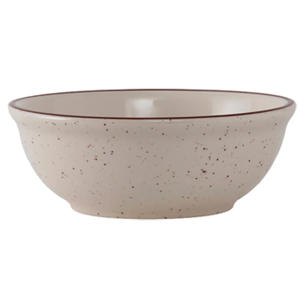 Tuxton TBS-018 15 Oz Nappie Bowl Round Narrow Rim Lead-Free Ceramic