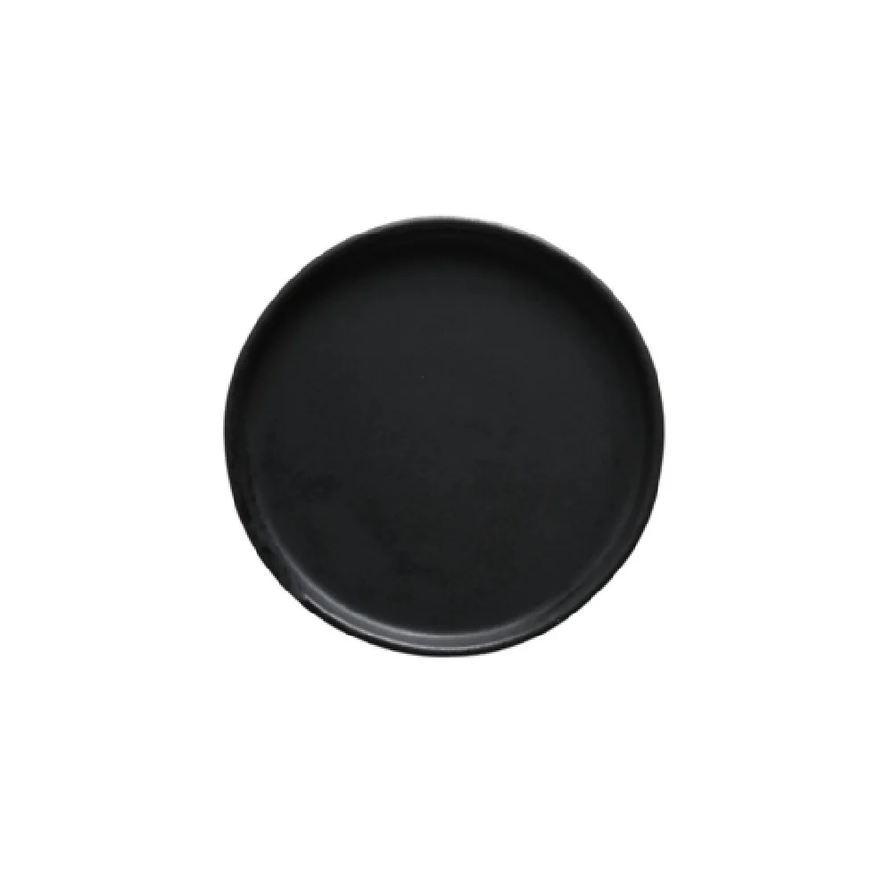 GET Enterprises PA1941991512 6 Inch Dia Round Plate Rolled Edge Porcelain