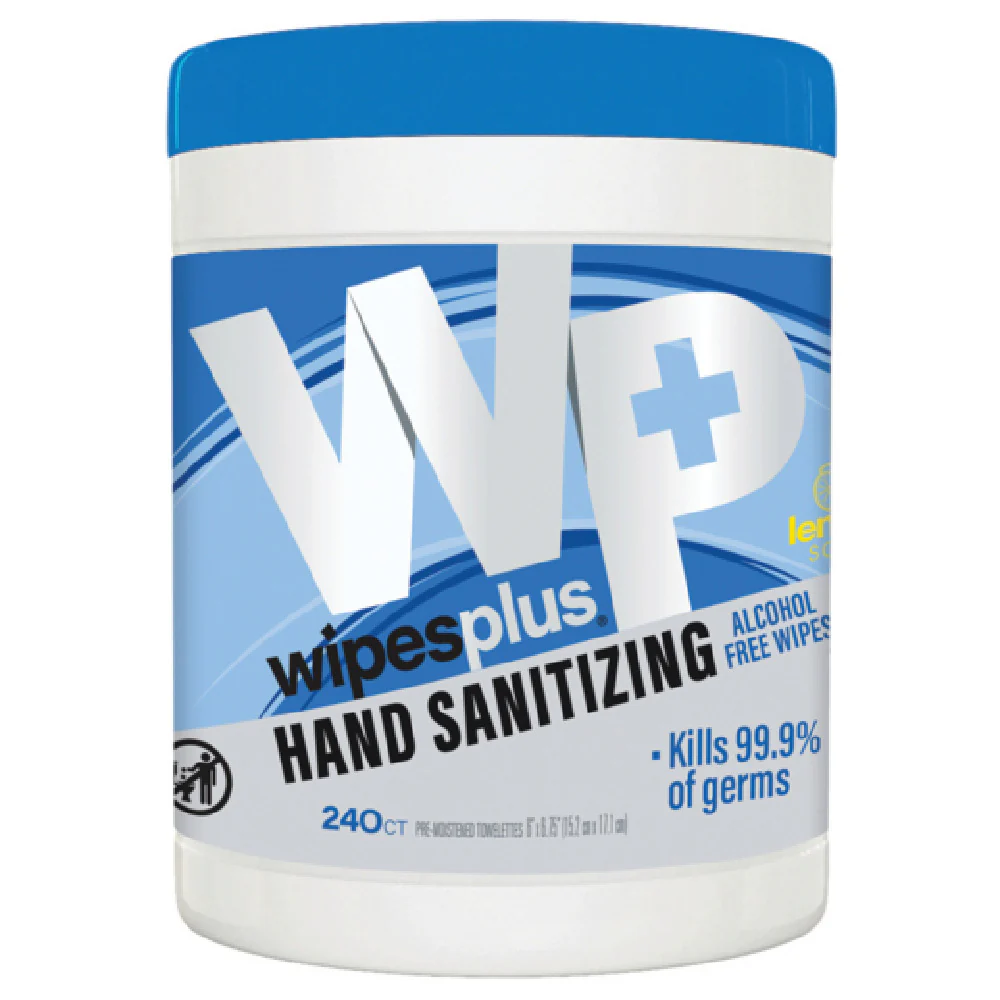 Carlisle 33803 240 Wipes Hand Sanitizing Alcohol Free Wipes Canister White Carlisle 33803 240 Wipes Hand Sanitizing Alcohol Free Wipes Canister White
