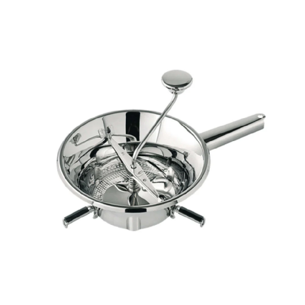 JB Prince UA288 9.4 Inch Food Mill Manual with 3 Sieves Stainless Steel JB Prince UA288 9.4 Inch Food Mill Manual with 3 Sieves Stainless Steel