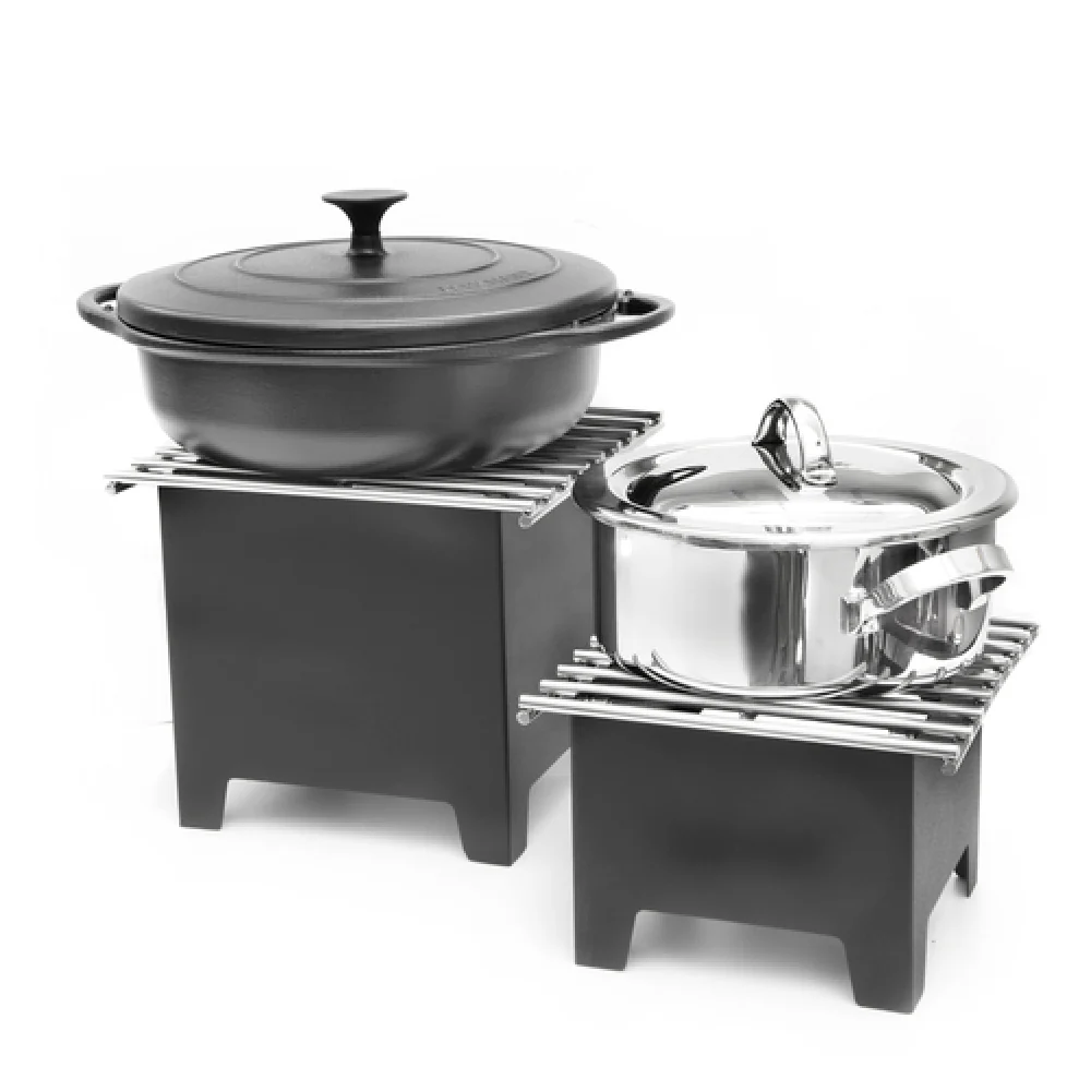 Steelite DWGB76GBK 7.5 Inch Grill and Riser Box with Black Finish Stainless Steel Steelite DWGB76GBK 7.5 Inch Grill and Riser Box with Black Finish Stainless Steel