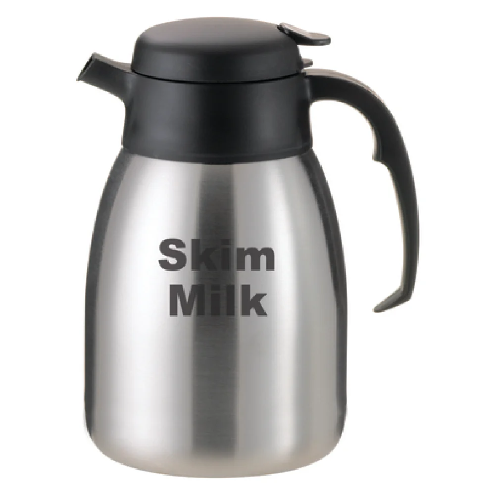 Service Ideas FVPC15SKIMET 5-3/4 Inch Skim Milk Carafe 50.7 Oz with Unbreakable Liner Service Ideas FVPC15SKIMET 5-3/4 Inch Skim Milk Carafe 50.7 Oz with Unbreakable Liner