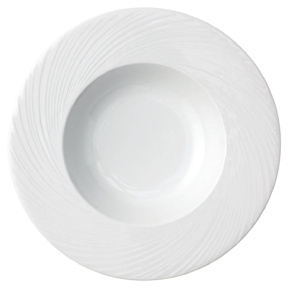 Arc Cardinal FK774 11 Oz Pasta Plate High Alumina Porcelain White 12 Packs
