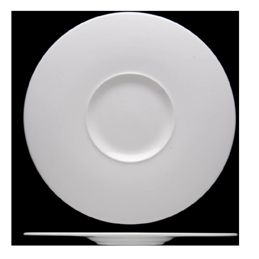 Fortessa 6100.F0000.142 12 Inch Flat Wide-rim Plate Vitrified China White Fortessa 6100.F0000.142 12 Inch Flat Wide-rim Plate Vitrified China White