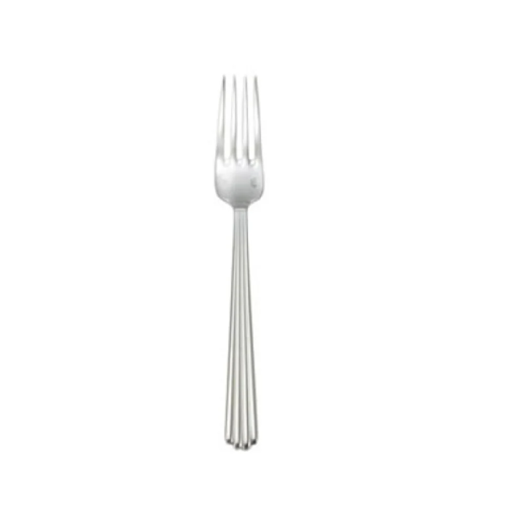 1880 Hospitality T024FDEF 6-3/4 Inch Salad Dessert Fork Pillared Handle 18/10 Stainless Steel