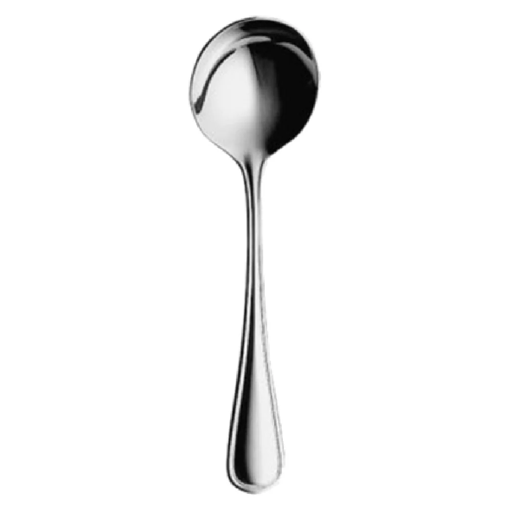 BauscherHepp 08.0136.3630 6-4/5 Inch Round Bowl Soup Spoon Silver Plated Stainless Steel with Contour Design BauscherHepp 08.0136.3630 6-4/5 Inch Round Bowl Soup Spoon Silver Plated Stainless Steel with Contour Design