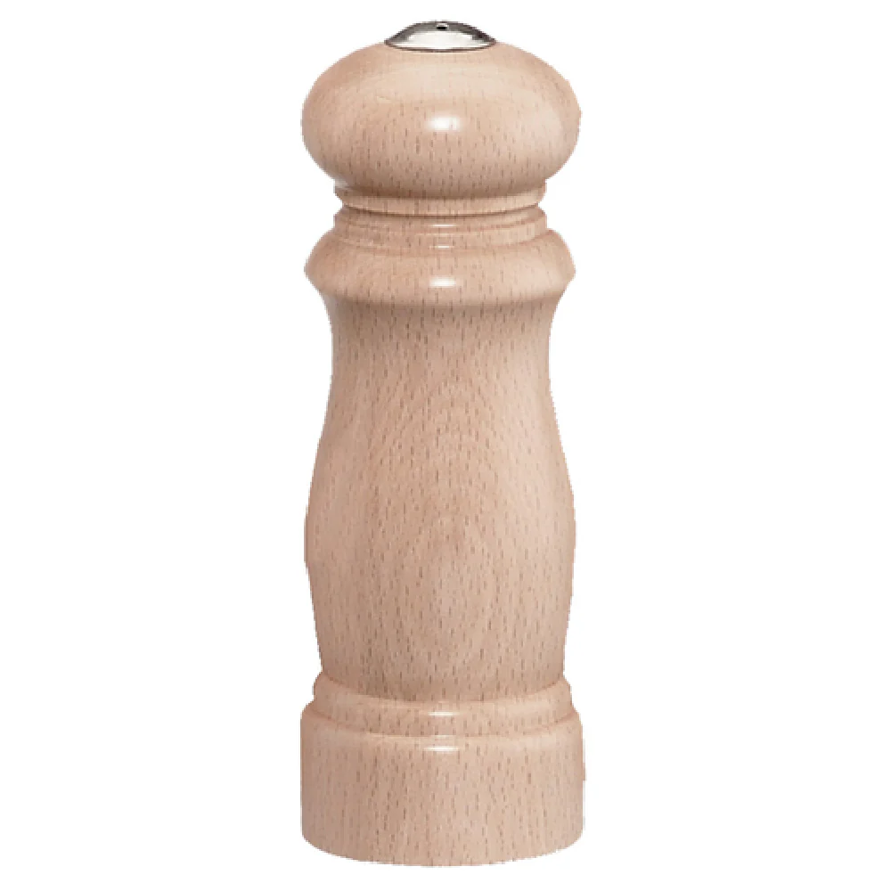 Chef Specialties 6255 6 Inch Chef Professional Salem Salt Pepper Shaker Wood Stainless Steel