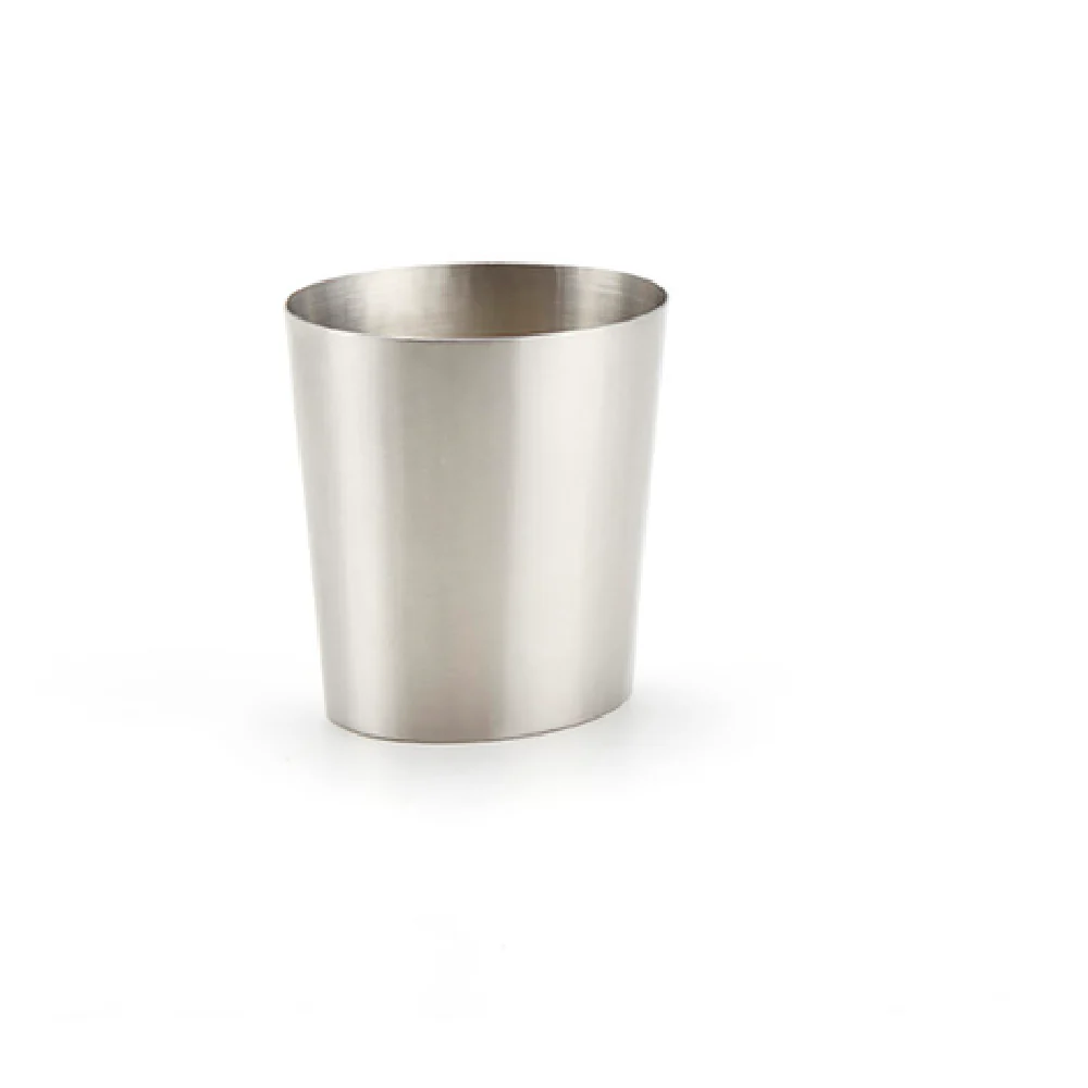 American Metalcraft FCS12 12 Oz Fry Cup Oval Stainless Steel Satin Finish
