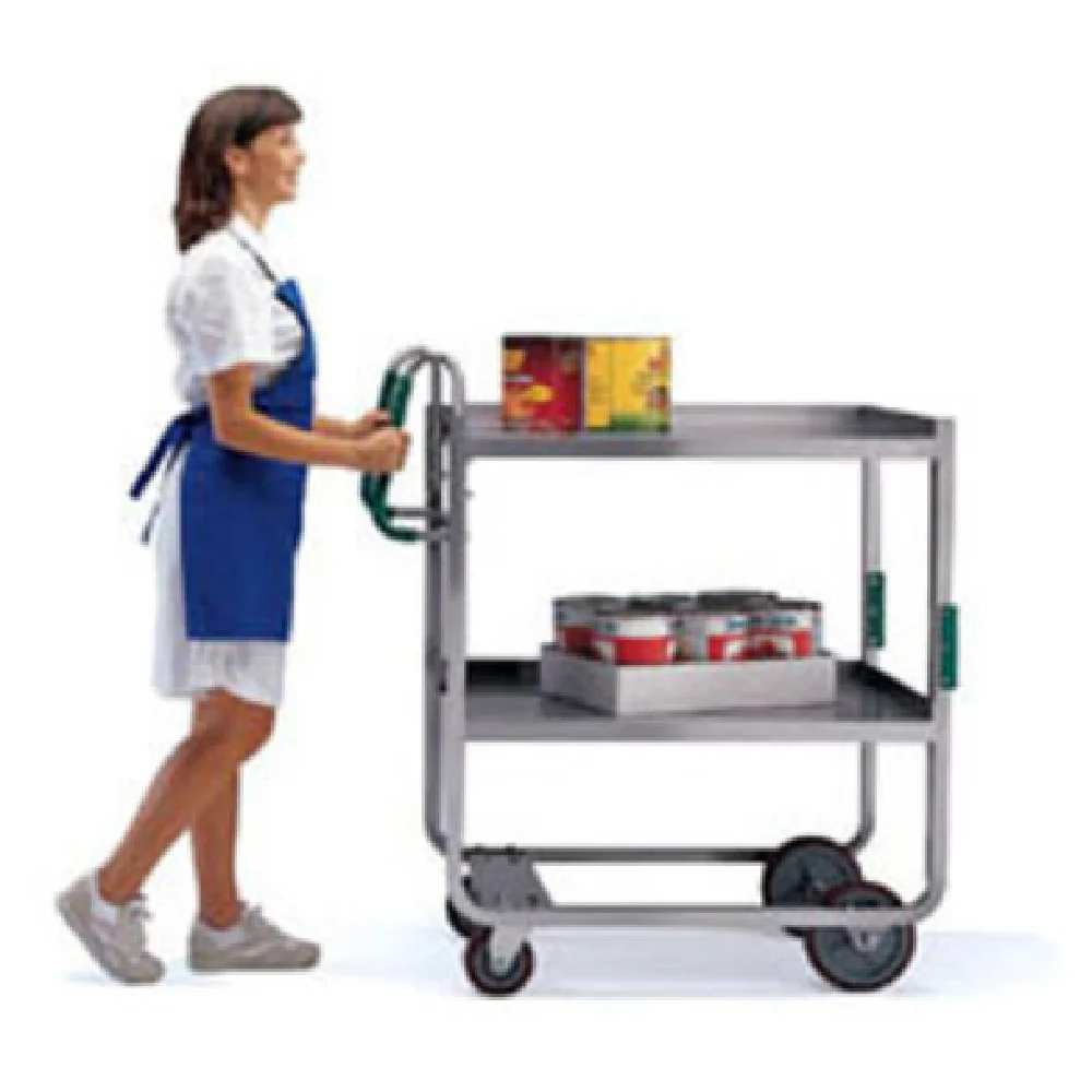 Lakeside 7130 57 Inch Stainless Steel Utility Cart with 2 Shelves Lakeside 7130 57 Inch Stainless Steel Utility Cart with 2 Shelves
