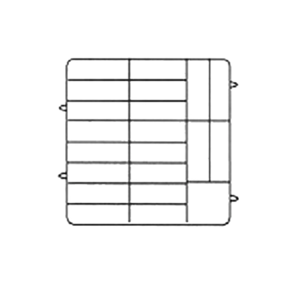 Vollrath PM2006-3-32 4-3/4 to 6-1/2 Inch Diameter Dishwasher Rack with Extenders and Dividers Vollrath PM2006-3-32 4-3/4 to 6-1/2 Inch Diameter Dishwasher Rack with Extenders and Dividers