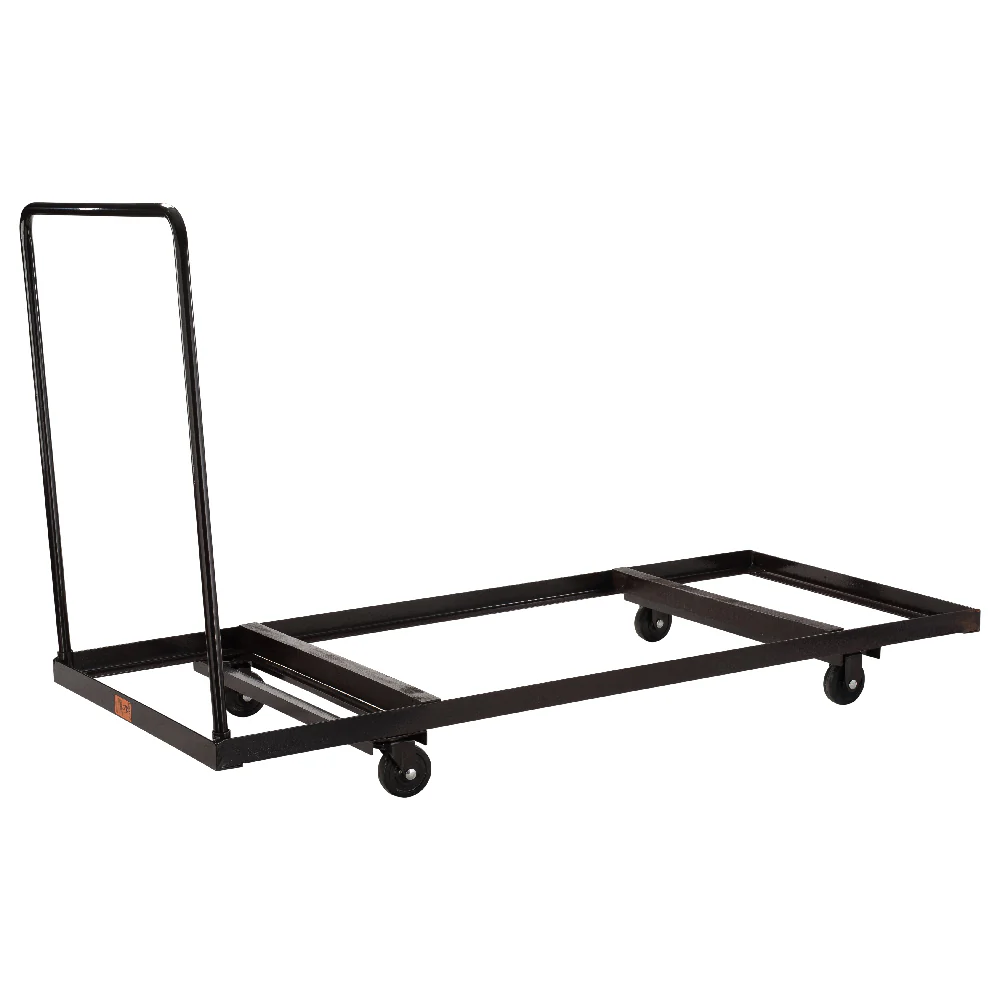 National Public Seating DY-3072 31 Inch Horizontal Dolly Truck Holds Up To 12 Tables