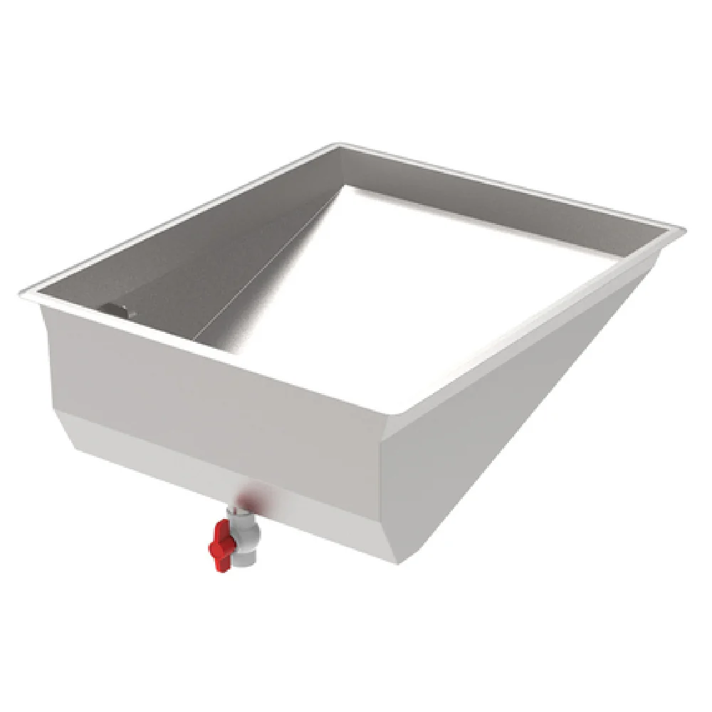 GSW USA DN-PAN 24-1/4 Inch Top Glazing Sugar Pan Stainless Steel