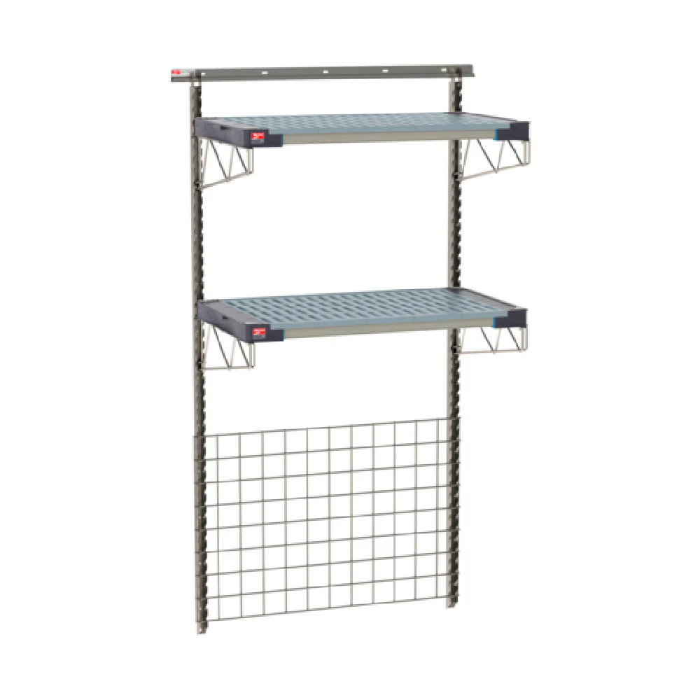 Metro SW-2136S4-72-BASE SmartWall Life Tall Base Kit Type 304 Stainless Steel Components: (1) Wall Track